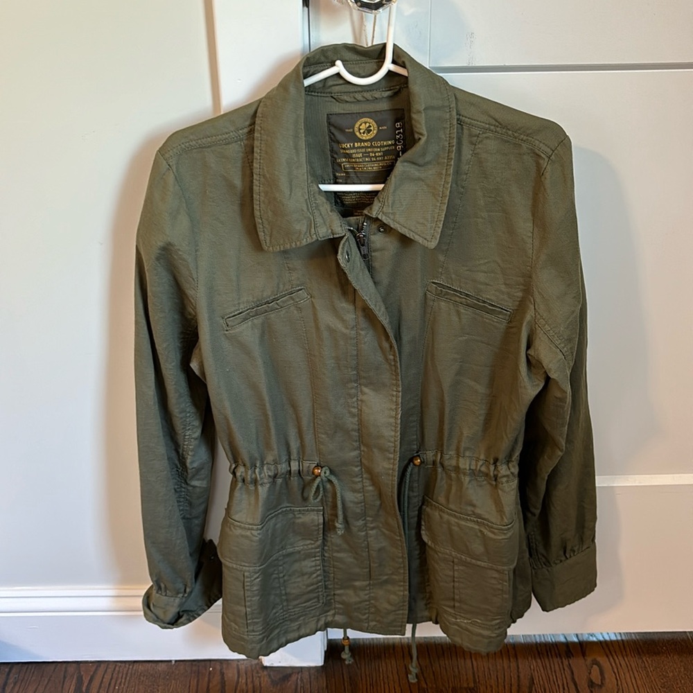 Lucky brand green jacket